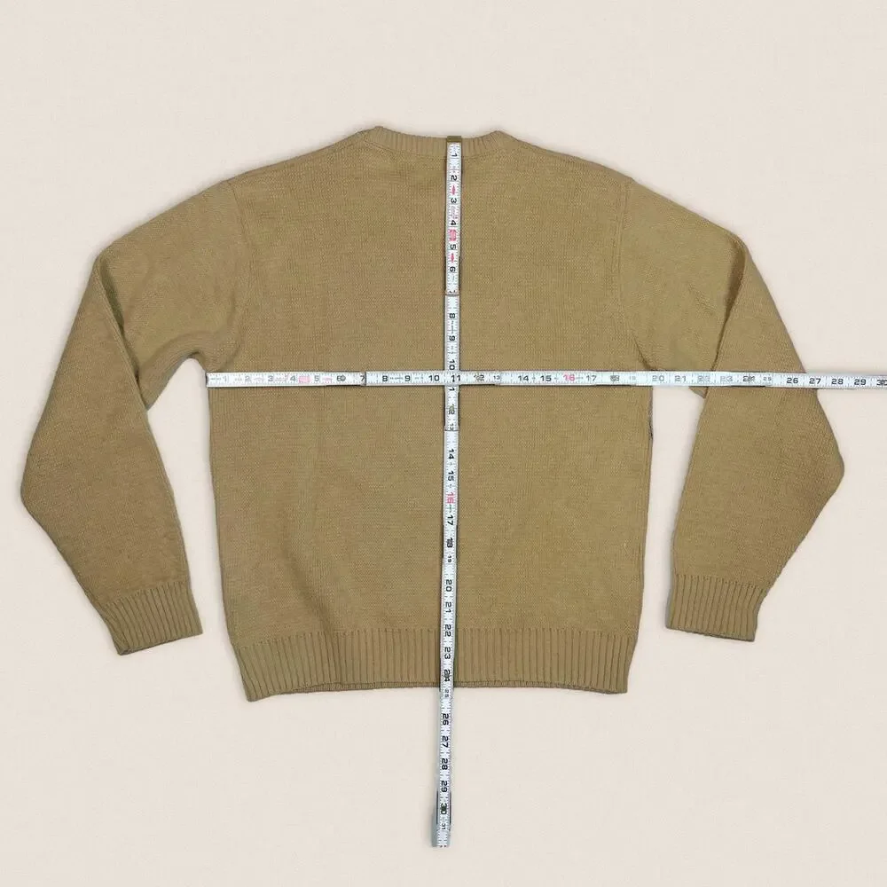 Vintage Diamond grandpa Sweater Acrylic Size Medium County Seat
